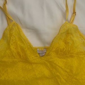 Victoria’s secret yellow lingerie dress